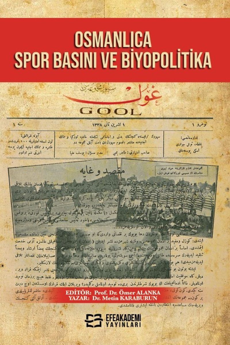 Osmanlıca Spor Basını ve Biyopolitika kitap kapağı