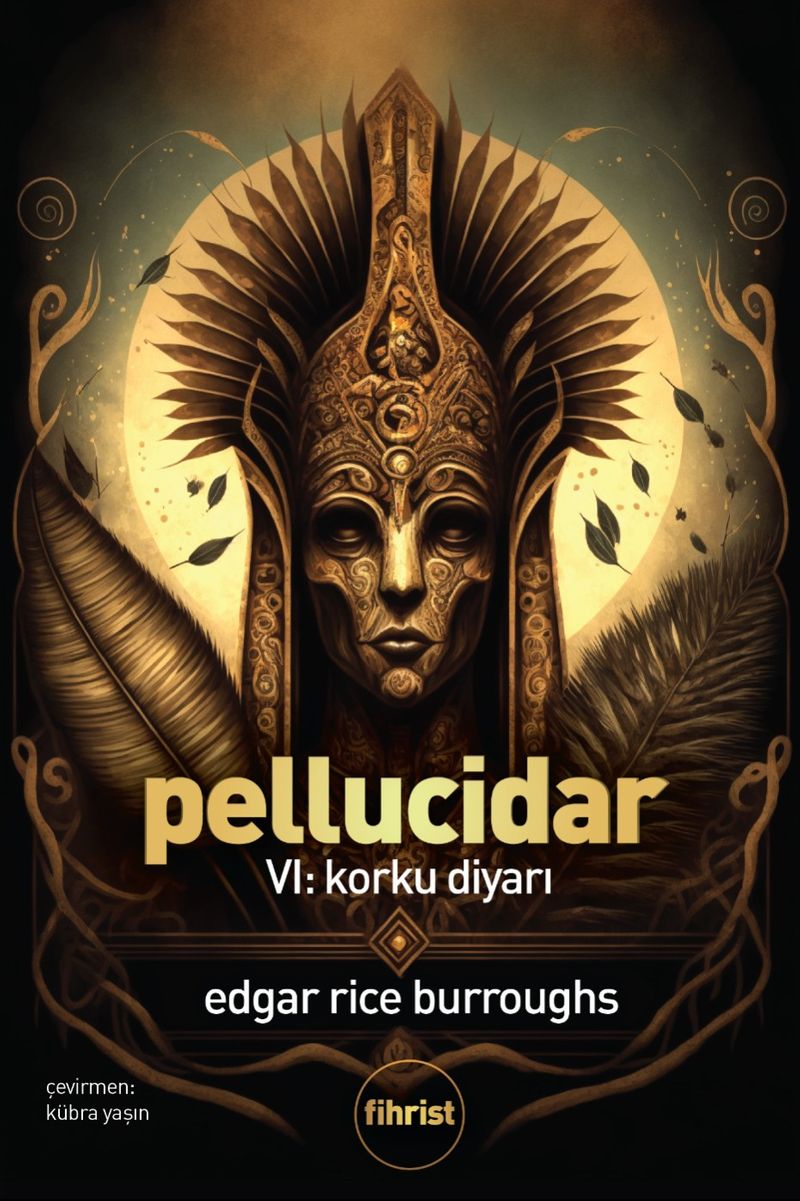 Pellucidar VI Korku Diyarı kitap kapağı