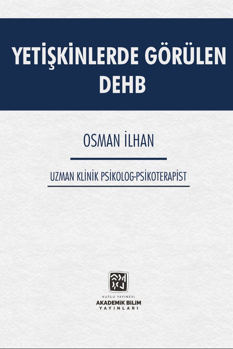 Yetişkinlerde Görülen DEHB kitap kapağı