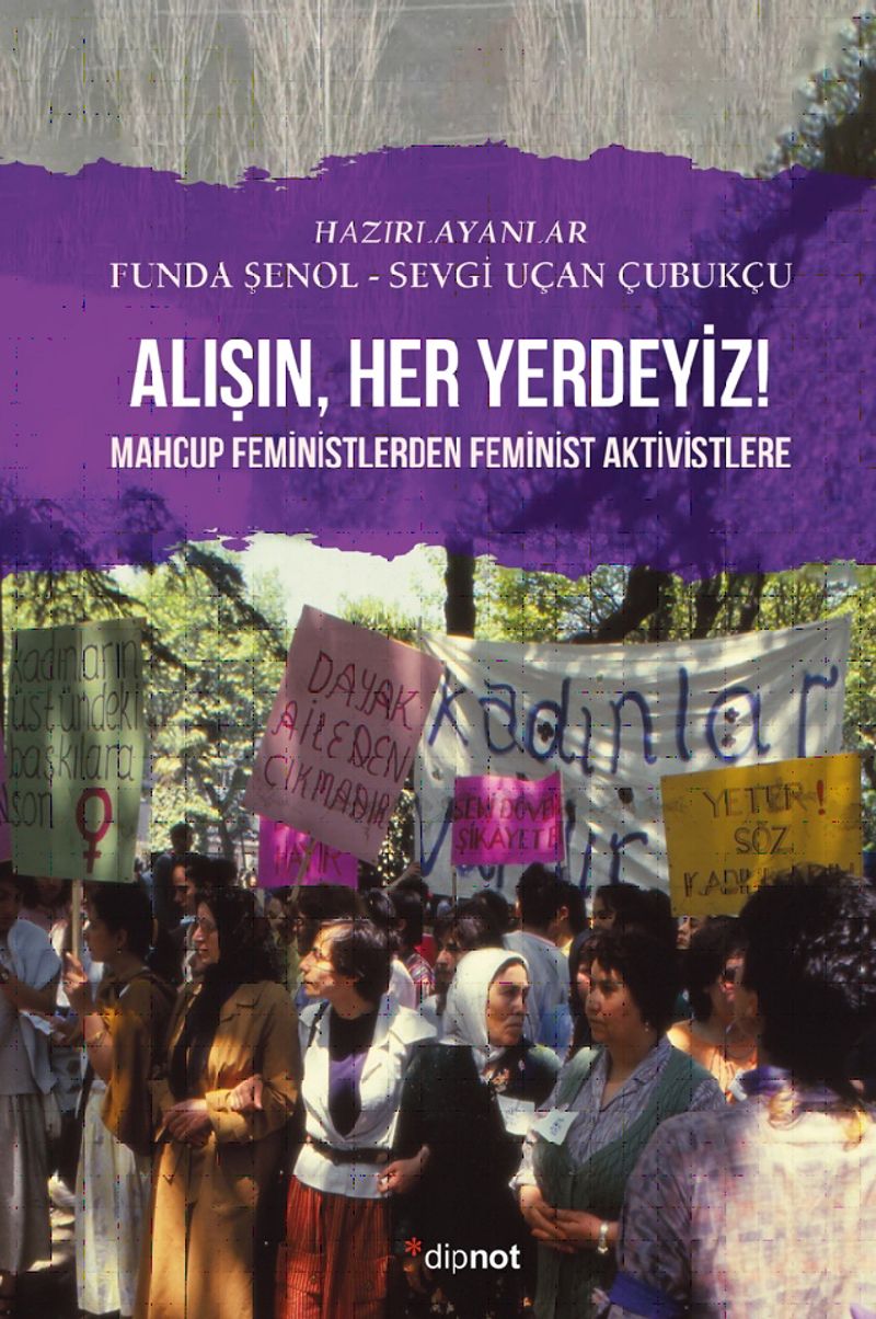 Alışın Her Yerdeyiz! Mahcup Feministlerden Feminist Aktivistlere kitap kapağı