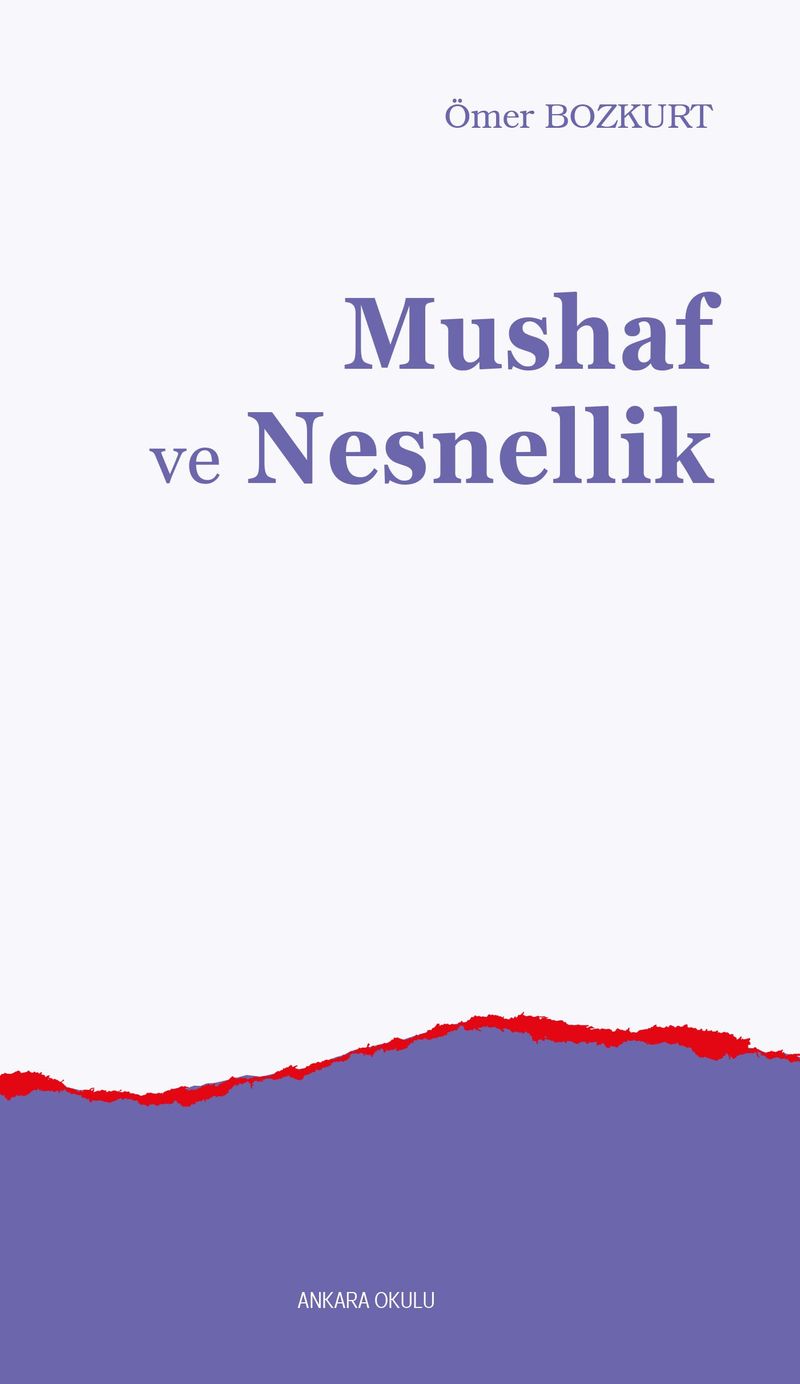 Mushaf ve Nesnellik kitap kapağı