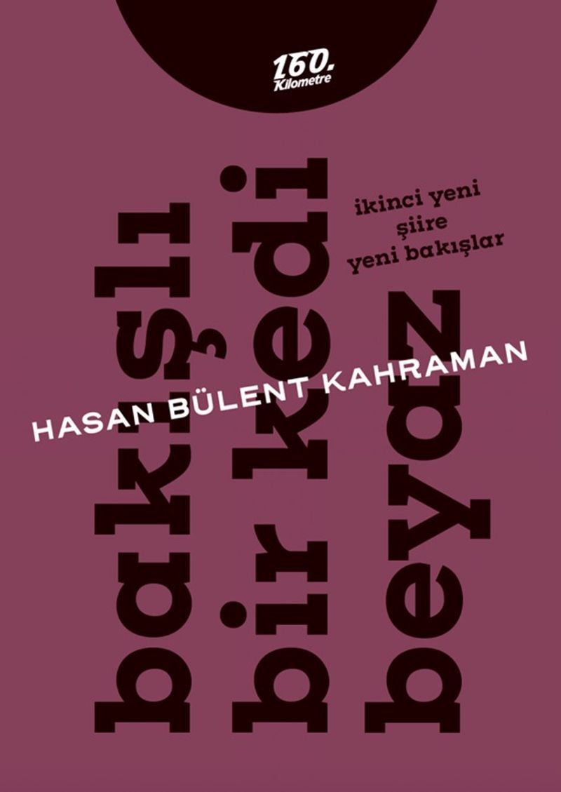 Bakışlı Bir Kedi Beyaz İkinci Yeni Şiire Yeni Bakışlar kitap kapağı