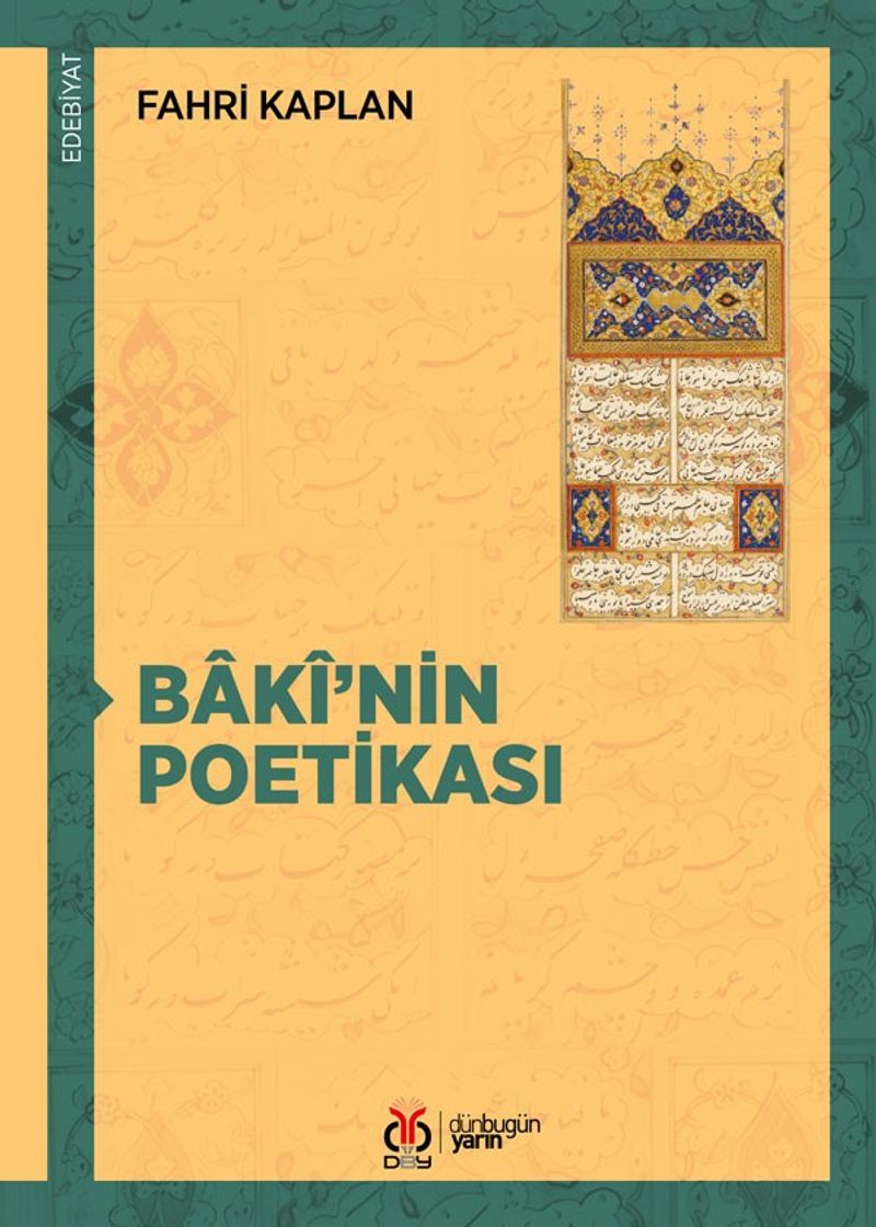 Baki'nin Poetikası kitap kapağı