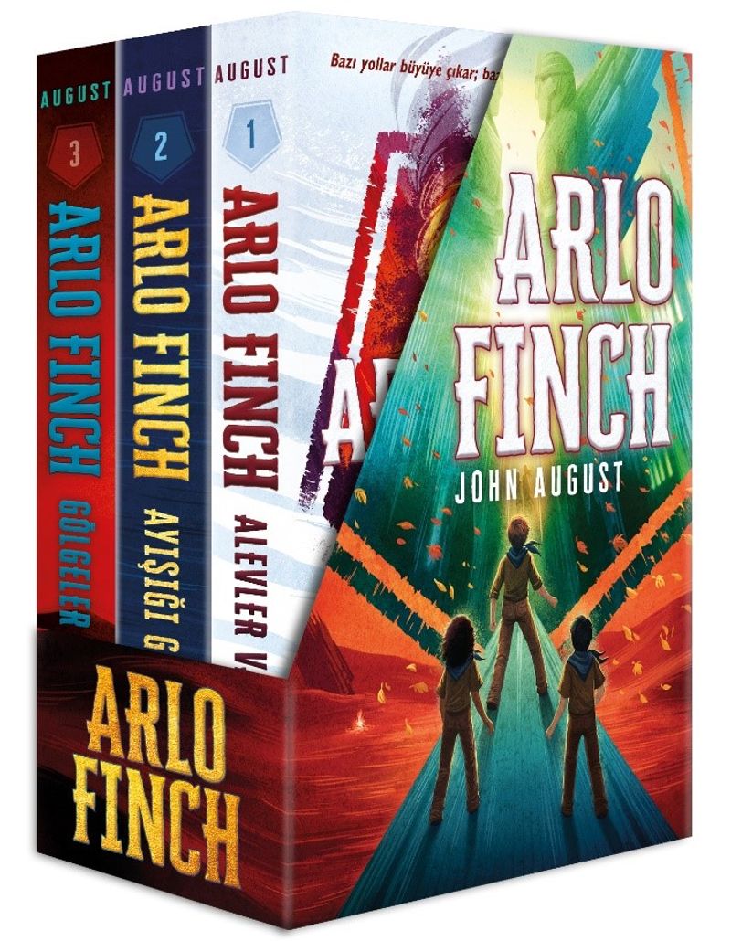 Arlo Finch 3 Kitap Takım (Kutulu + Ciltli) kitap kapağı