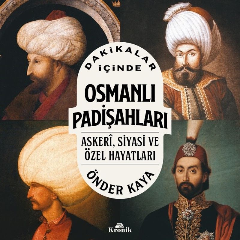 Dakikalar İçinde Osmanlı Padişahları kitap kapağı