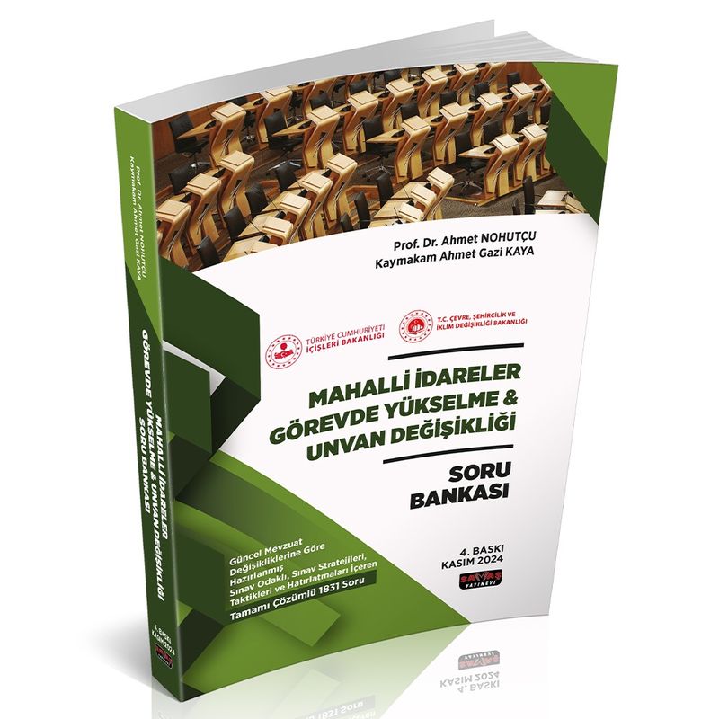 Mahalli İdareler GYS ve Unvan Değişikliği Soru Bankası kitap kapağı