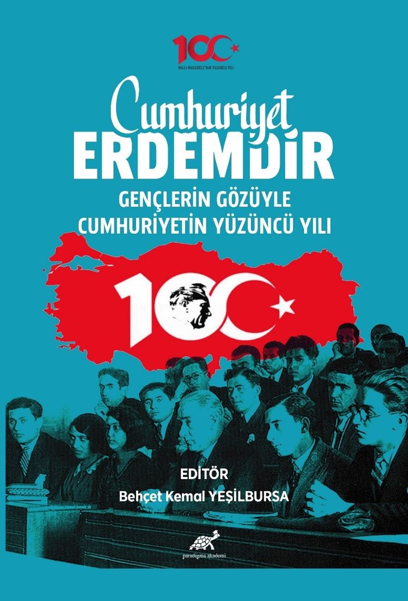 Cumhuriyet Erdemdir Gençlerin Gözüyle Cumhuriyetin Yüzüncü Yılı kitap kapağı