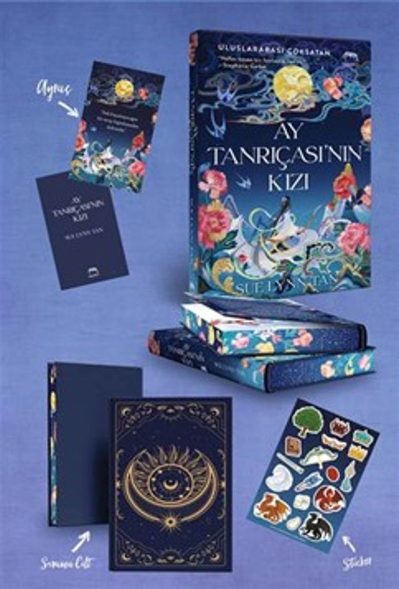 Ay Tanrıçası'nın Kızı (Yan Boyamalı Ciltli) kitap kapağı