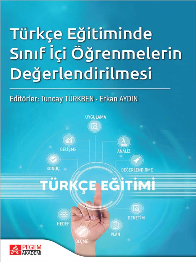 Türkçe Eğitimde Sınıf İçi Öğrenmelerin Değerlendirilmesi kitap kapağı
