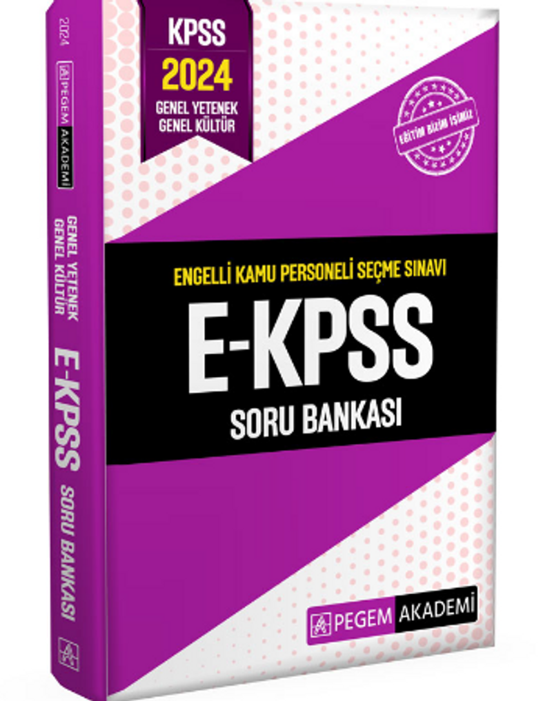 2024 E-KPSS Soru Bankası kitap kapağı