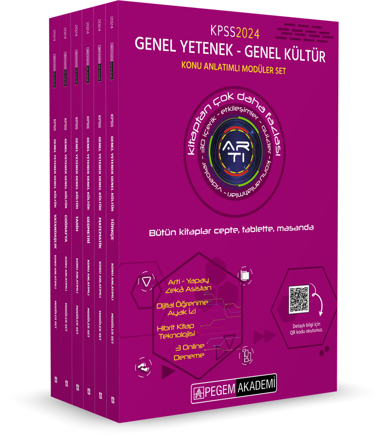 2024 KPSS Genel Yetenek Genel Kültür Konu Anlatımlı Modüler Set (6 Kitap) kitap kapağı