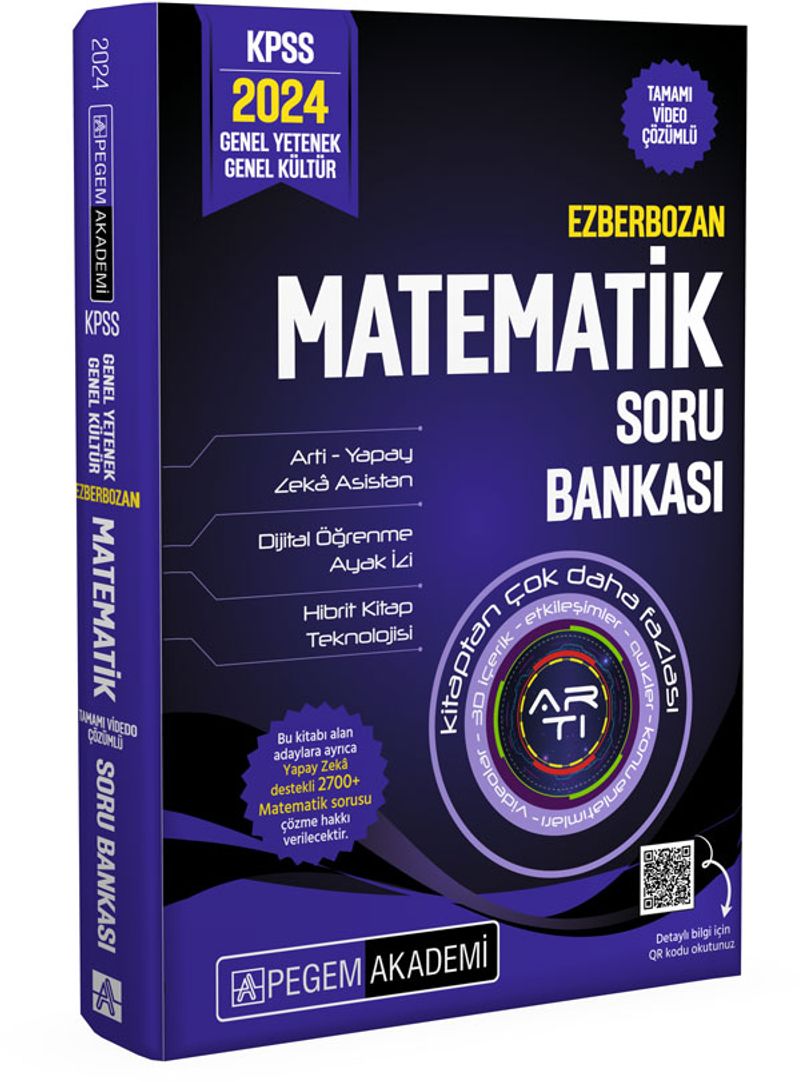 2024 Ezberbozan KPSS Genel Yetenek Genel Kültür Matematik Soru Bankası kitap kapağı
