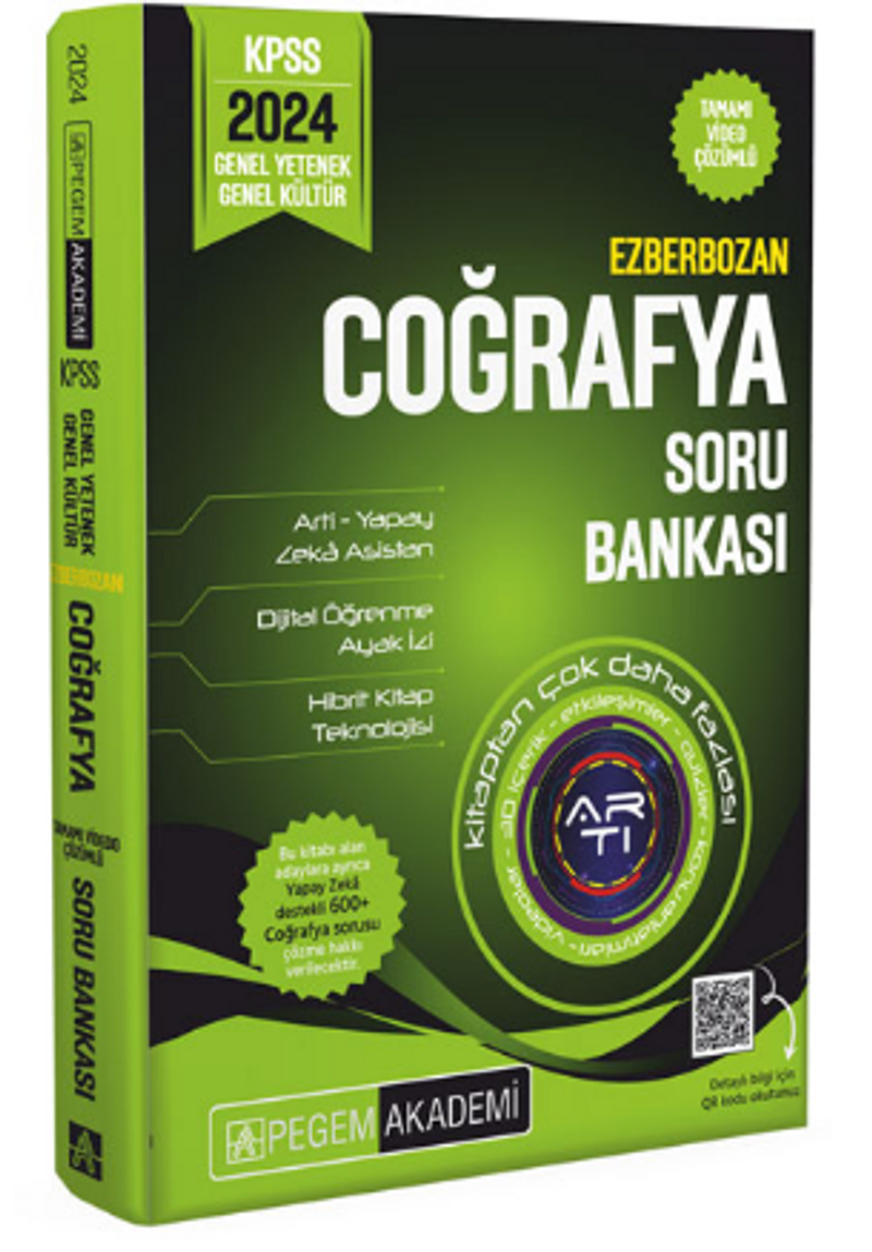 2024 Ezberbozan KPSS Genel Yetenek Genel Kültür Coğrafya Soru Bankası kitap kapağı