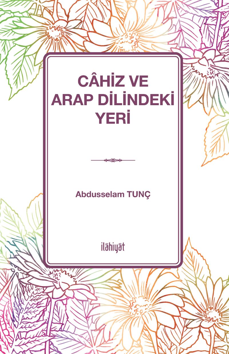 Cahiz ve Arap Dilindeki Yeri kitap kapağı