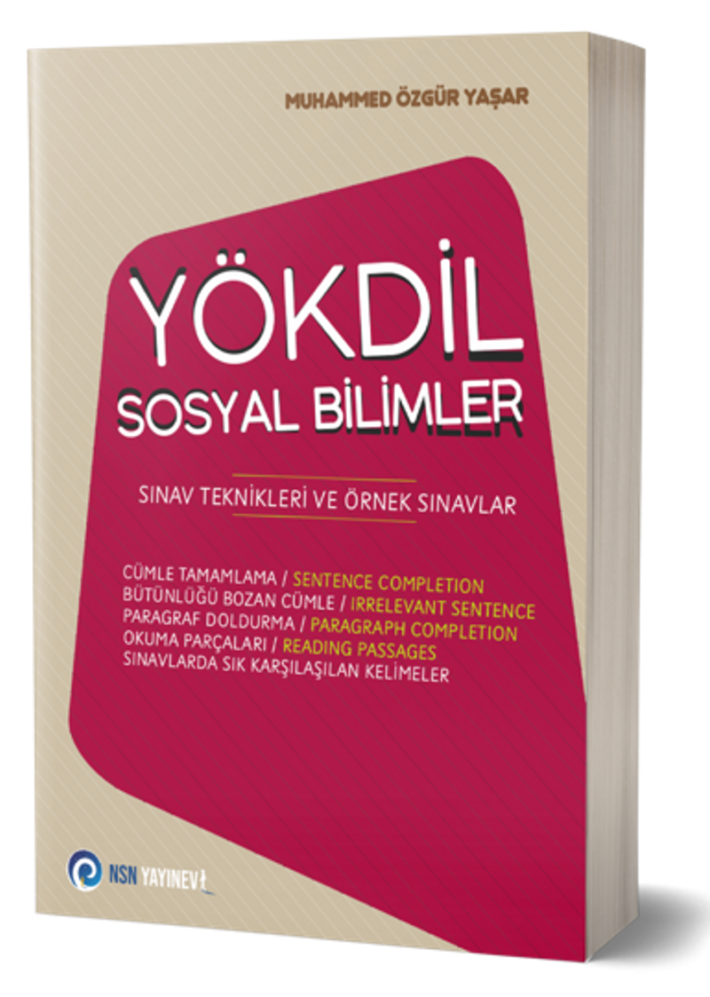 YÖKDİL Sosyal Bilimler Sınav Teknikleri ve Örnek Sınavlar kitap kapağı