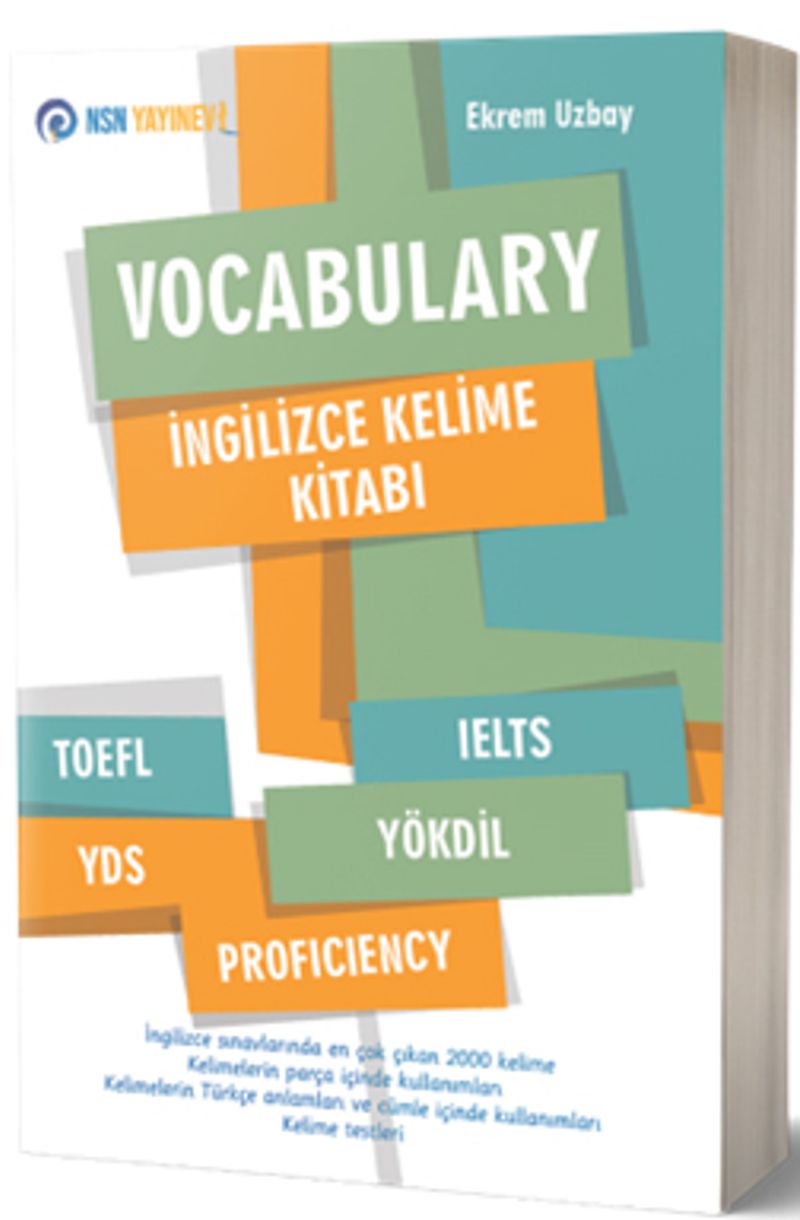 Vocabulary - İngilizce Kelime Kitabı kitap kapağı
