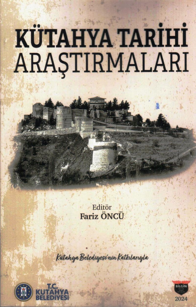 Kütahya Tarihi Araştirmaları kitap kapağı