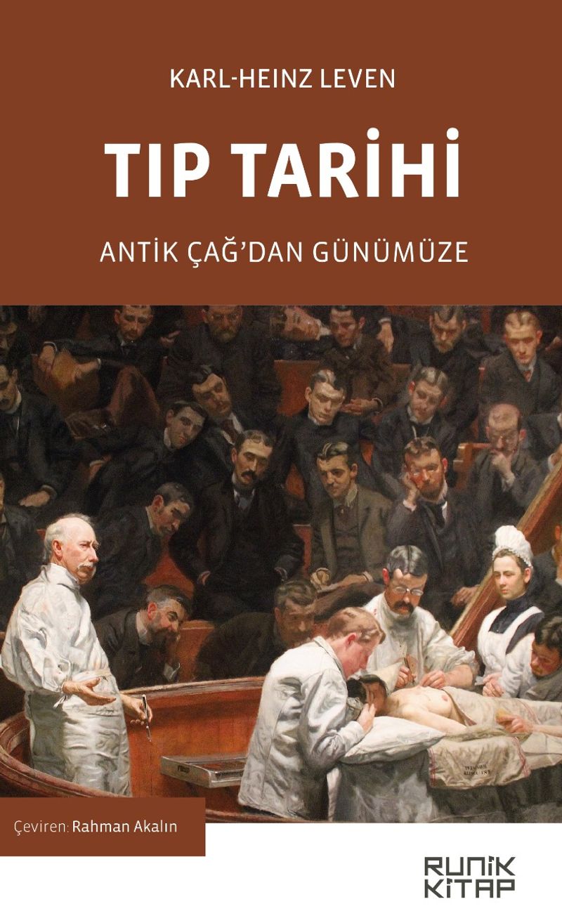 Tıp Tarihi Antik Çağ'dan Günümüze kitap kapağı