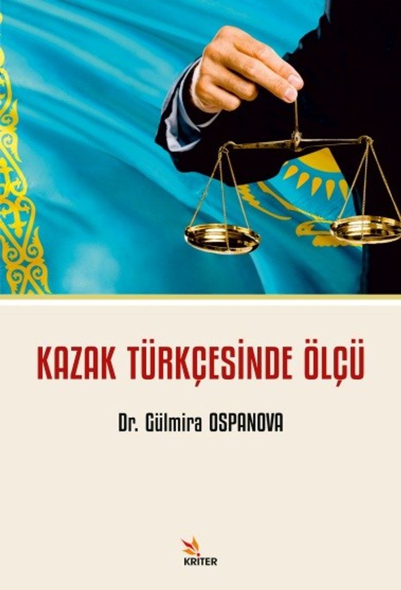 Kazak Türkçesinde Ölçü kitap kapağı