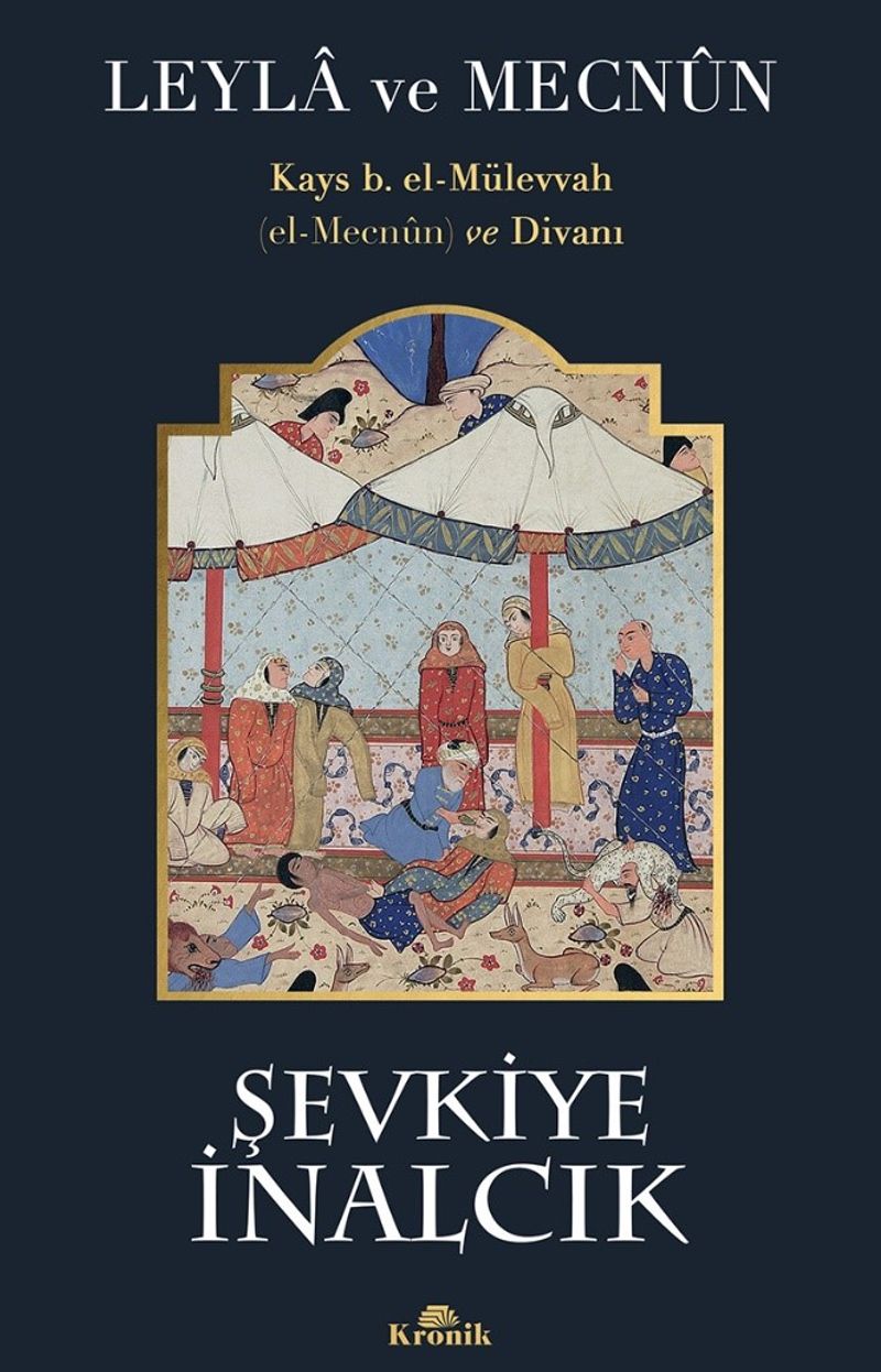 Leyla ve Mecnun Kays b. el-Mülevvah (el-Mecnûn) ve Divanı kitap kapağı