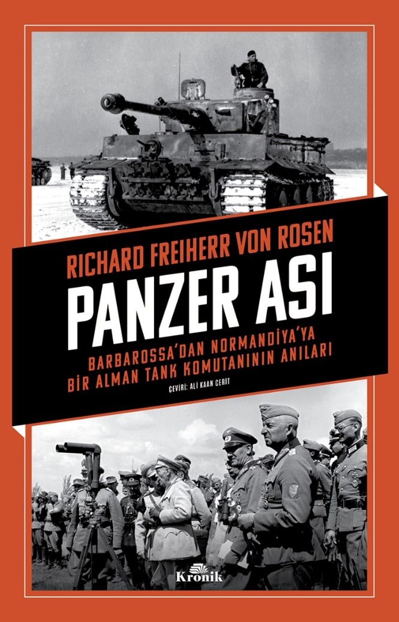 Panzer Ası Barbarossa'dan Normandiya'ya Bir Alman Tank Komutanının Anıları kitap kapağı