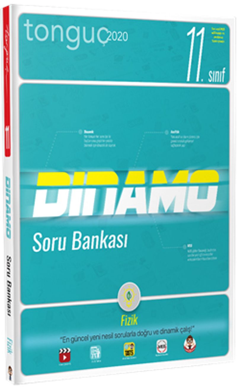 11. Sınıf Dinamo Fizik Soru Bankası kitap kapağı