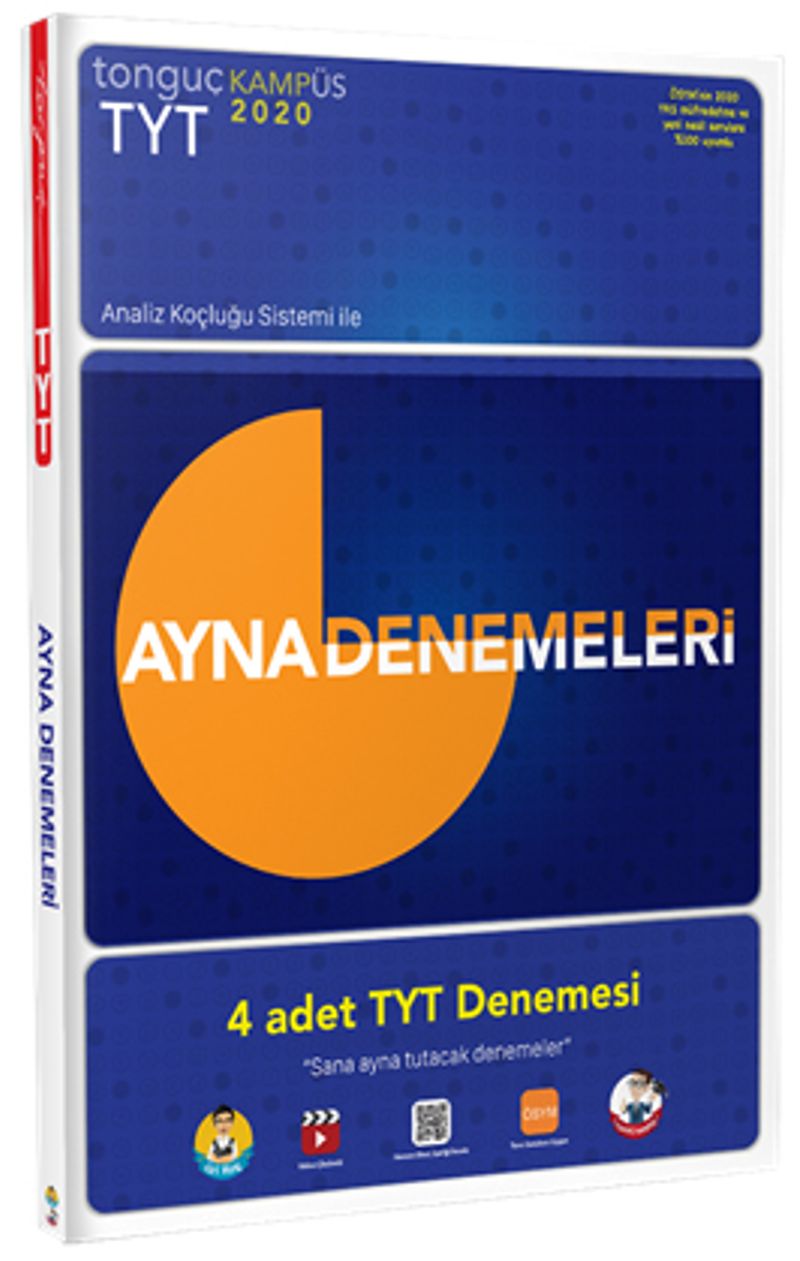 TYT Ayna Denemeleri (4 Adet TYT Denemesi) kitap kapağı