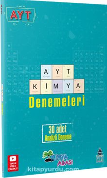 AYT kimya Denemeleri 30 Adet Analizli Deneme / Kimya Adası kitap kapağı