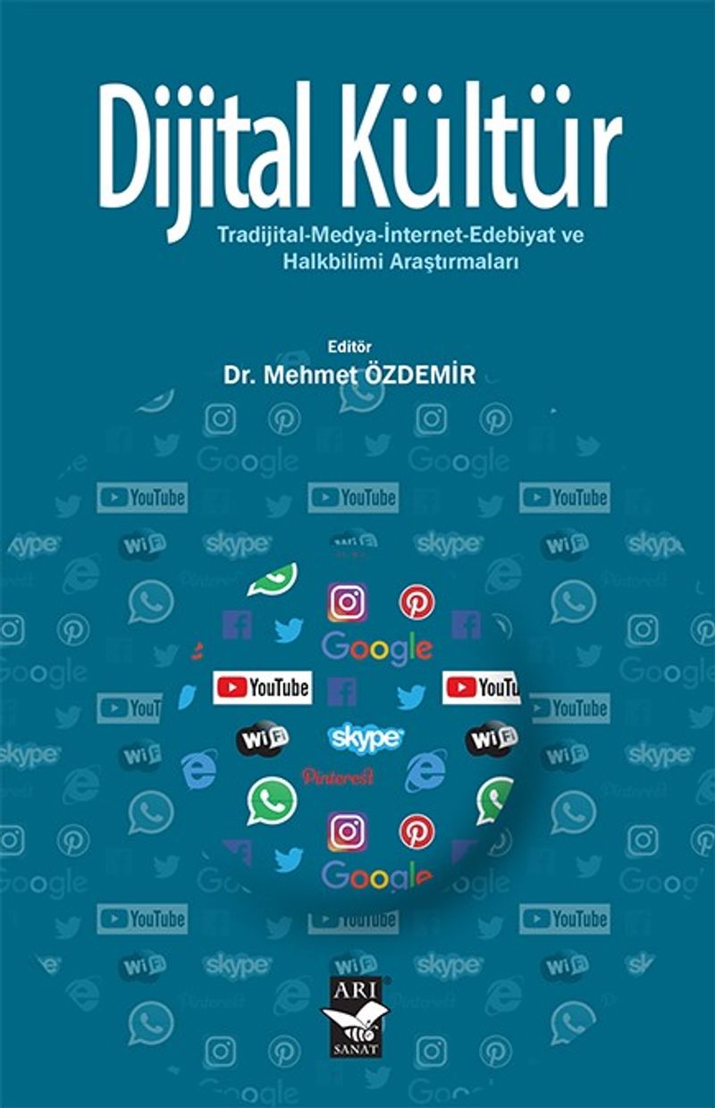 Dijital Kültür & Tradijital-Medya-İnternet-Edebiyat ve Halkbilimi Araştırmaları kitap kapağı