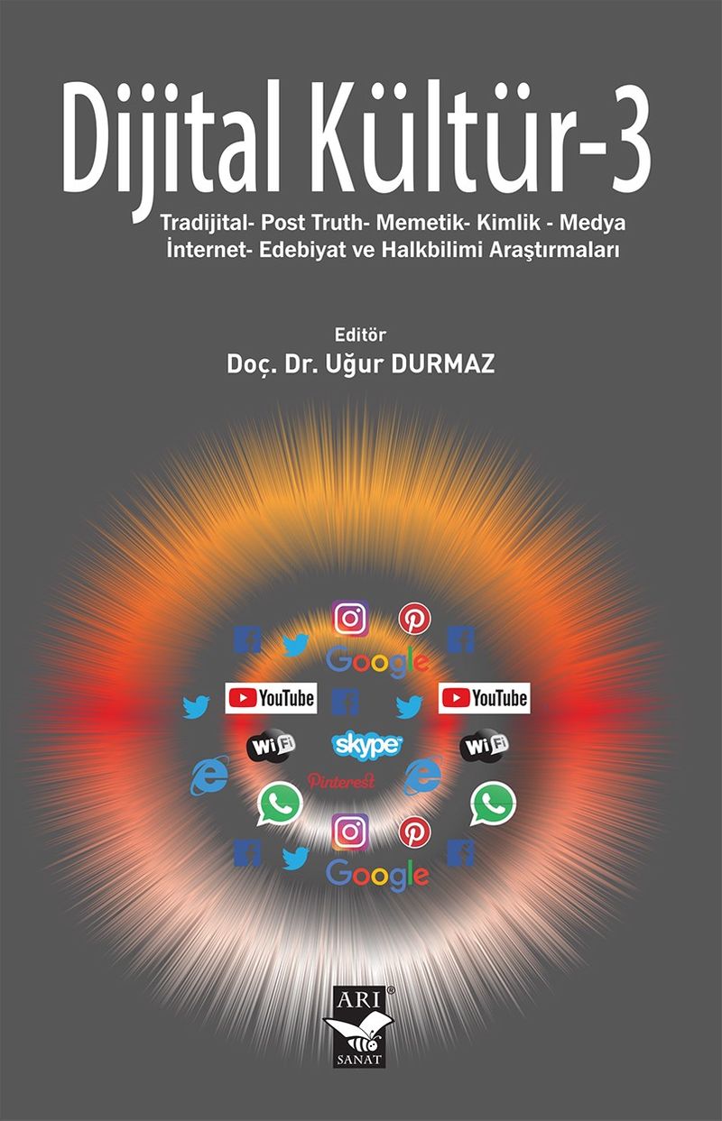 Dijital Kültür 3 Tradijital- Post Truth- Memetik- Kimlik- Medya- İnternet- Edebiyat ve Halkbilimi Araştırmaları kitap kapağı