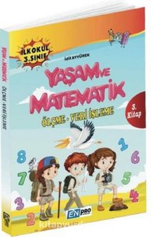 İlkokul 3. Sınıf 3. Kitap Ölçme Veri İşleme Yaşam ve Matematik kitap kapağı