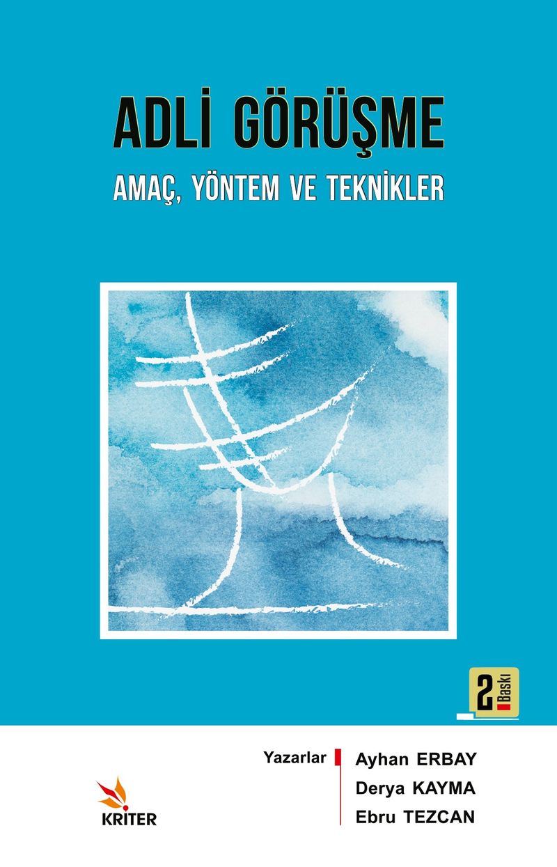 Adli Görüşme: Amaç, Yöntem ve Teknikler kitap kapağı