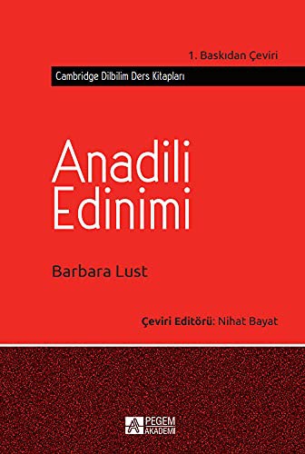 Anadili Edinimi kitap kapağı