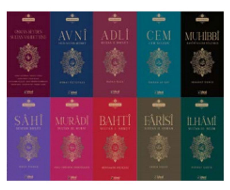 Osmanlı Hanedan Şairleri Serisi Seti (10 Kitap) kitap kapağı