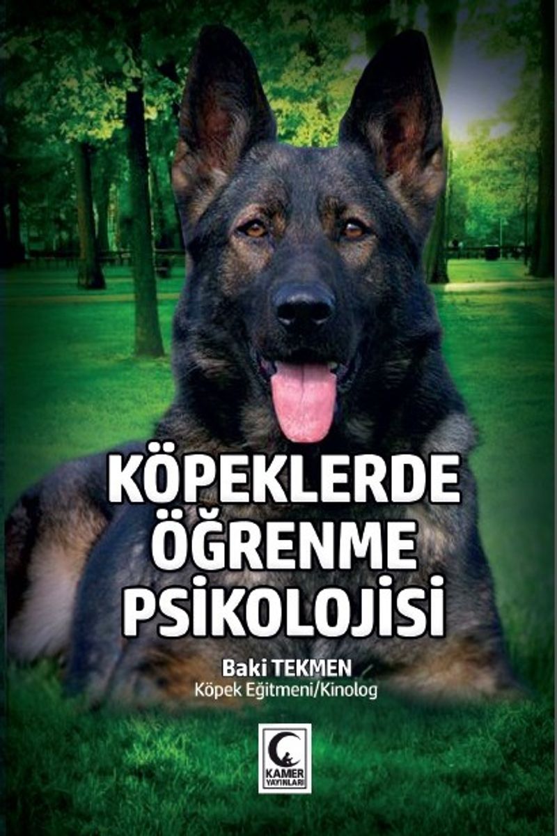 Köpeklerde Öğrenme Psikolojisi kitap kapağı