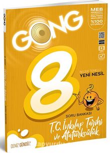 Gong 8. Sınıf T.C. İnkılap Tarihi ve Atatürkçülük  Soru Bankası kitap kapağı