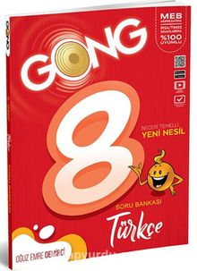 Gong 8. Sınıf Türkçe Soru Bankası kitap kapağı