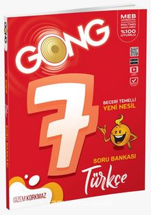 Gong 7. Sınıf Türkçe Soru Bankası kitap kapağı