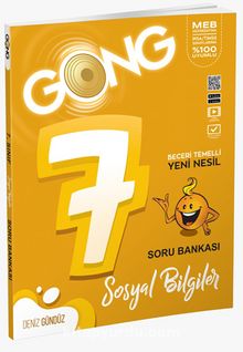 Gong 7. Sınıf Sosyal Bilgiler Soru Bankası kitap kapağı