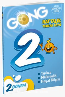 Gong 2. Sınıf 2. Dönem Haftalık Tekrar Föyü kitap kapağı