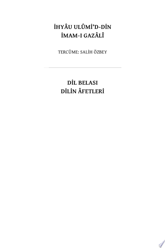 Dilin Afetleri; Dil Belası kitap kapağı