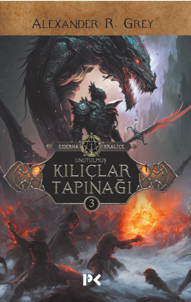 Kılıçlar Tapınağı / Ejderha Kraliçe 3 kitap kapağı