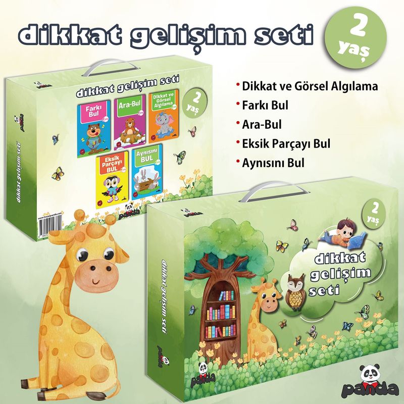 Dikkat Gelişim Seti (2 Yaş) kitap kapağı
