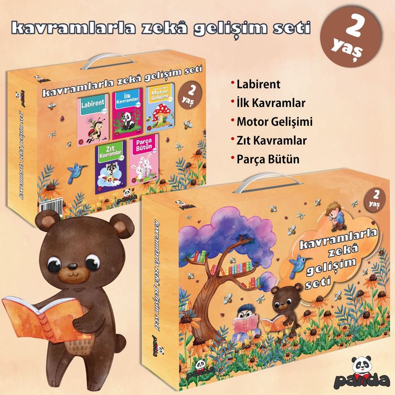 Kavramlarla Zeka Gelişim Seti (2 Yaş) kitap kapağı