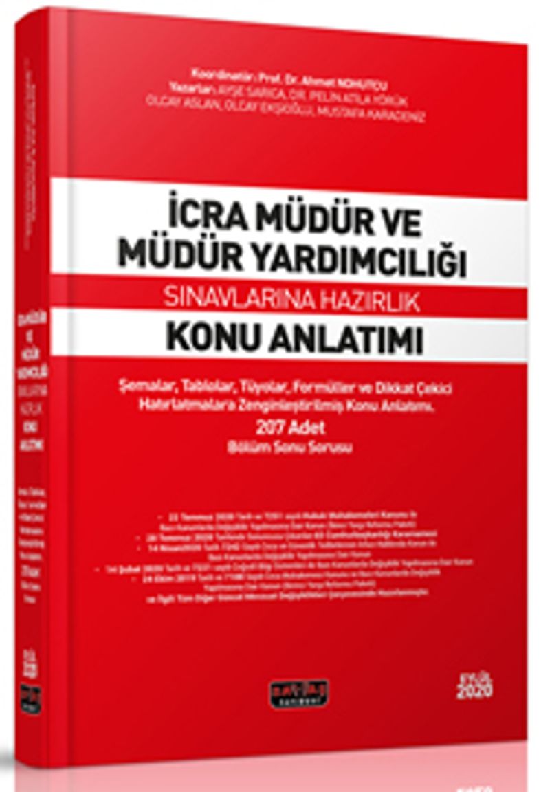 İcra Müdür ve Müdür Yardımcılığı Konu Anlatımı kitap kapağı