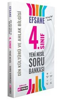 4.Sınıf Din Kültürü ve Ahlak Bilgisi Efsane Yeni Nesil Soru Bankası kitap kapağı