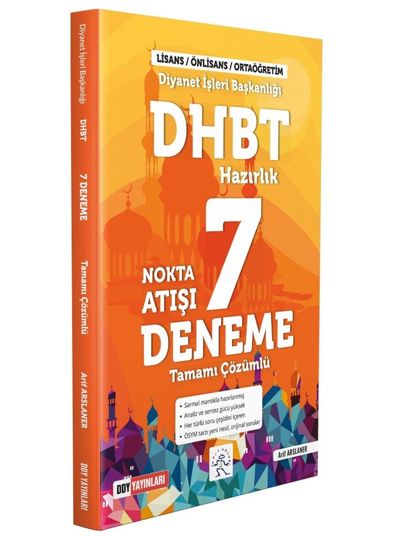 DHBT Tüm Adaylar Nokta Atışı Tamamı Çözümlü 7 Deneme kitap kapağı
