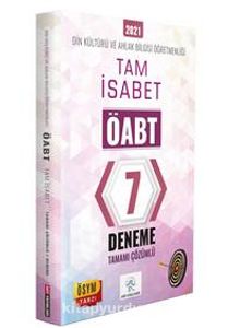2021 ÖABT Tam İsabet Din Kültürü ve Ahlak Bilgisi Tamamı Çözümlü 7 Deneme - Arif Hocam kitap kapağı