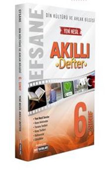 6.Sınıf Din Kültürü ve Ahlak Bilgisi Efsane Yeni Nesil Akıllı Defter kitap kapağı
