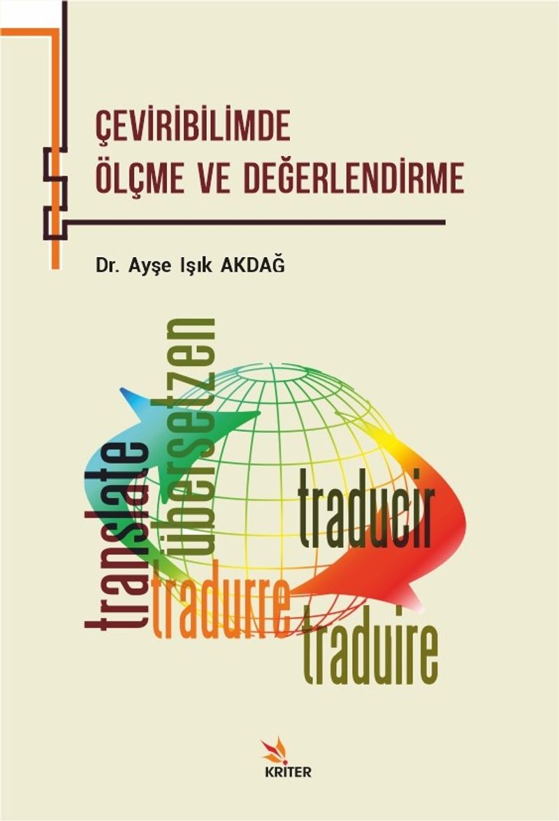 Çeviribilimde Ölçme ve Değerlendirme kitap kapağı